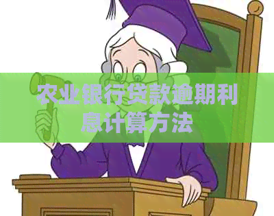 农业银行贷款逾期利息计算方法