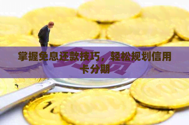 掌握免息还款技巧，轻松规划信用卡分期