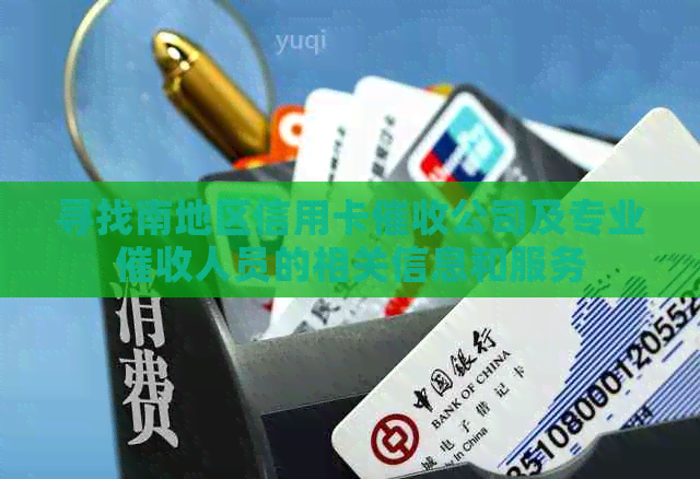 寻找南地区信用卡公司及专业人员的相关信息和服务