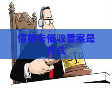 信用卡普案是什么