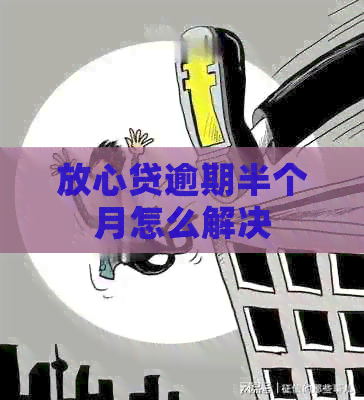 放心贷逾期半个月怎么解决