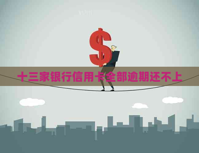 十三家银行信用卡全部逾期还不上