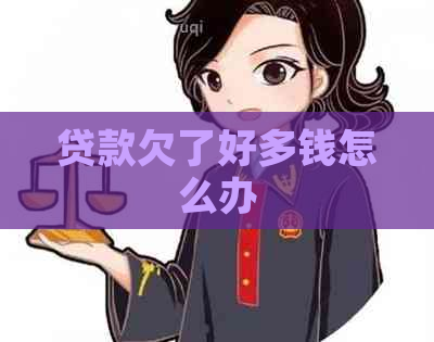 贷款欠了好多钱怎么办