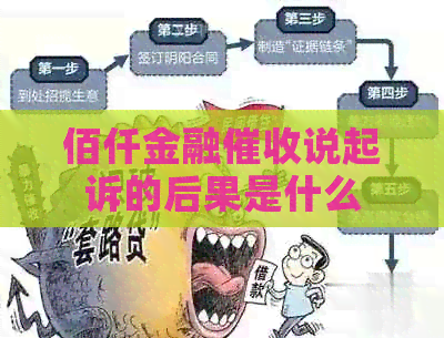 佰仟金融说起诉的后果是什么