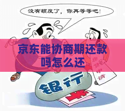 京东能协商期还款吗怎么还