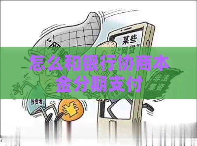 怎么和银行协商本金分期支付