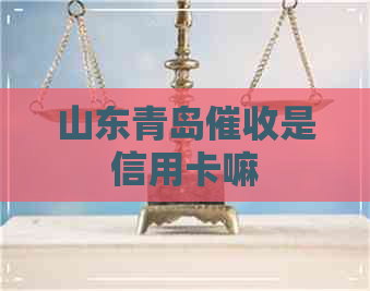 山东青岛是信用卡嘛