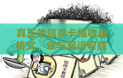真正的信用卡函格式、章与起诉可能性全解析