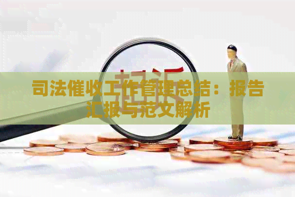 司法工作管理总结：报告汇报与范文解析