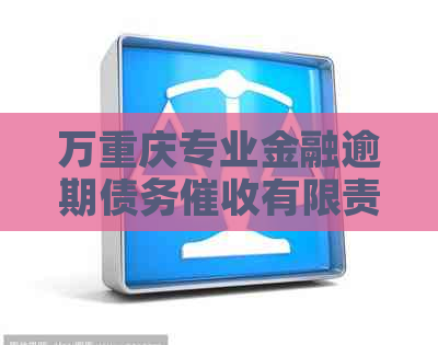 万重庆专业金融逾期债务有限责任公司