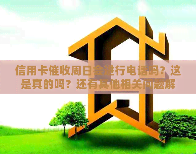 信用卡周日会进行电话吗？这是真的吗？还有其他相关问题解答
