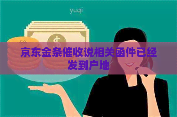 京东金条说相关函件已经发到户地