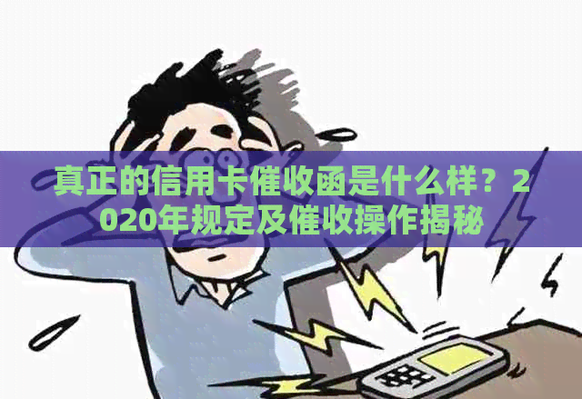 真正的信用卡函是什么样？2020年规定及操作揭秘