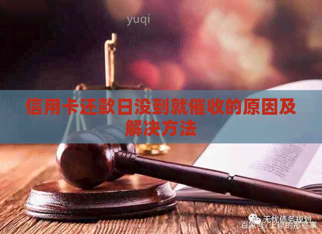信用卡还款日没到就的原因及解决方法