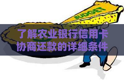 了解农业银行信用卡协商还款的详细条件与政策流程
