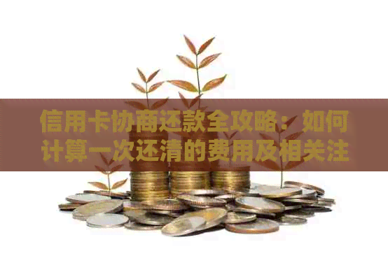信用卡协商还款全攻略：如何计算一次还清的费用及相关注意事项