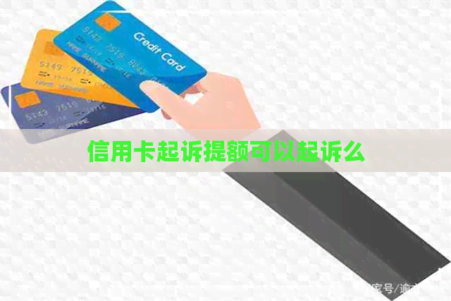 信用卡起诉提额可以起诉么