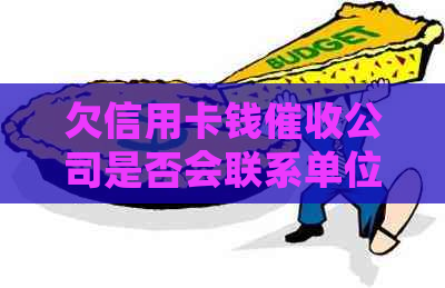 欠信用卡钱公司是否会联系单位？如何应对信用卡公司对工作的打扰？