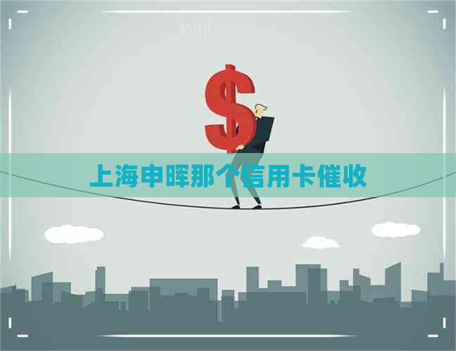 上海申晖那个信用卡