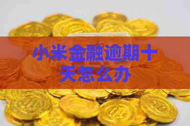 小米金融逾期十天怎么办