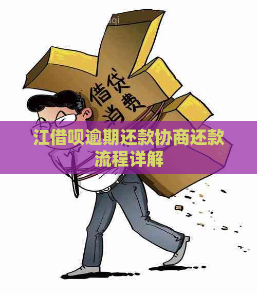 江借呗逾期还款协商还款流程详解