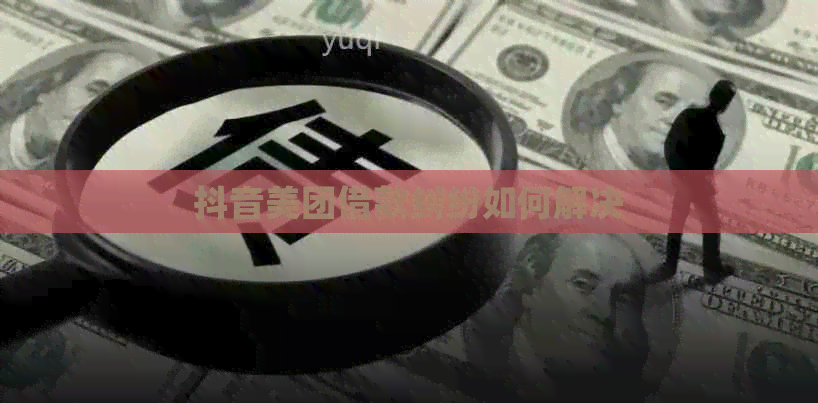 抖音美团借款纠纷如何解决