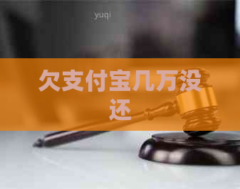 欠支付宝几万没还