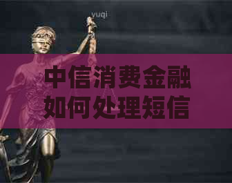 中信消费金融如何处理短信问题