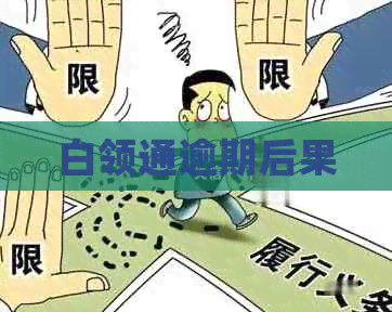 白领通逾期后果