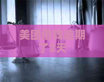 美团借钱逾期了2天