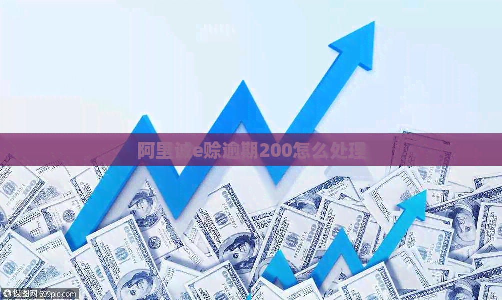 阿里诚e赊逾期200怎么处理