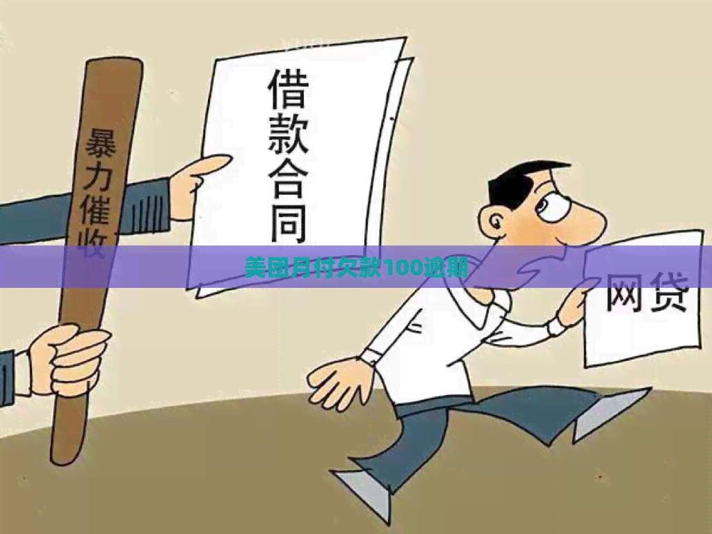 美团月付欠款100逾期