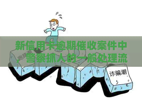 新信用卡逾期案件中，警察抓人的一般处理流程是什么？