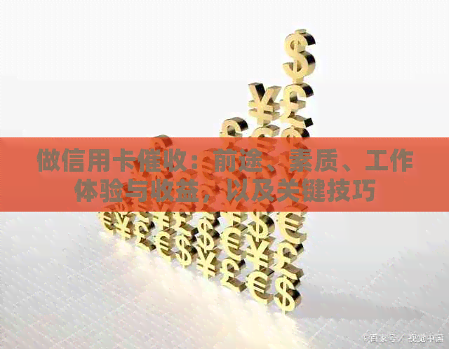 做信用卡：前途、素质、工作体验与收益，以及关键技巧