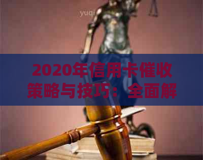 2020年信用卡策略与技巧：全面解决用户还款、逾期、法律责任等相关问题