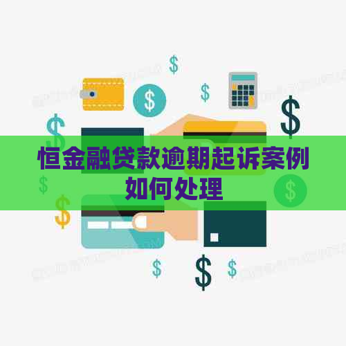 恒金融贷款逾期起诉案例如何处理