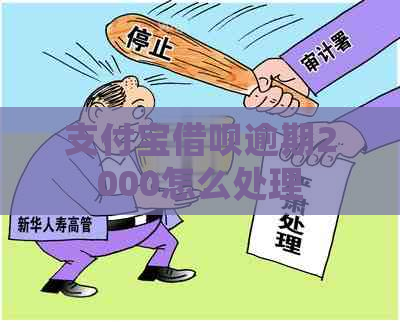 支付宝借呗逾期2000怎么处理