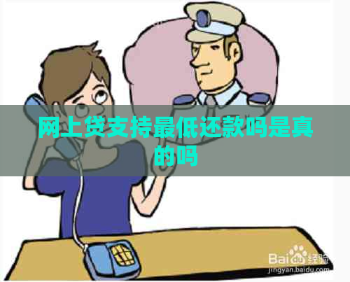 网上贷支持更低还款吗是真的吗