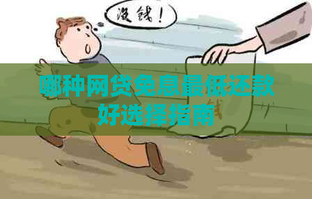哪种网贷免息更低还款好选择指南