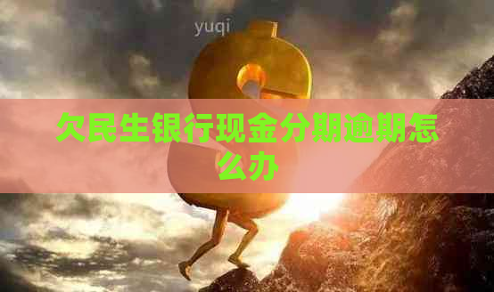 欠民生银行现金分期逾期怎么办