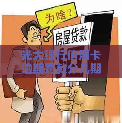 光大银行信用卡逾期罚款分几期