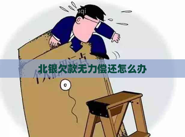 北银欠款无力偿还怎么办