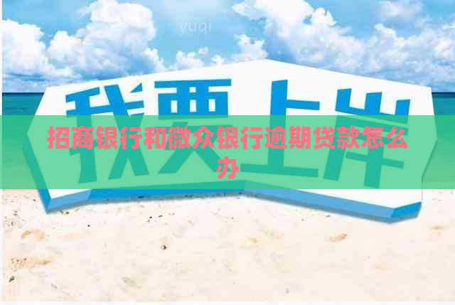 招商银行和微众银行逾期贷款怎么办