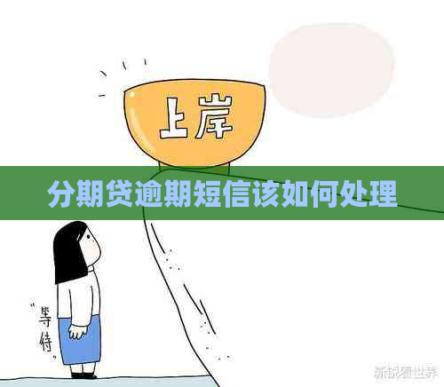 分期贷逾期短信该如何处理