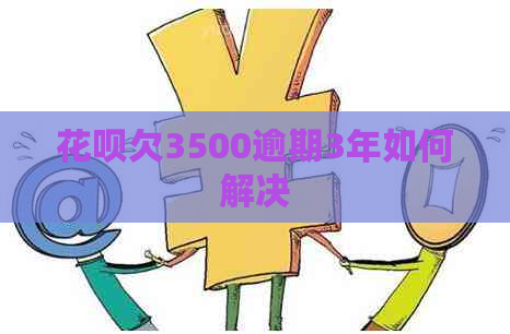 花呗欠3500逾期3年如何解决