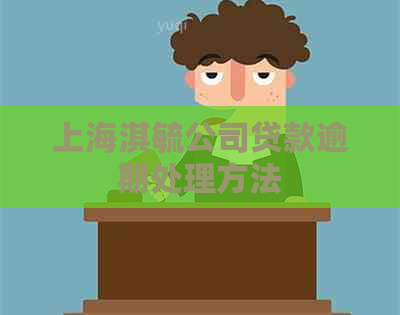 上海淇毓公司贷款逾期处理方法
