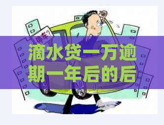 滴水贷一万逾期一年后的后果和解决方法