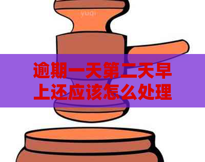 逾期一天第二天早上还应该怎么处理