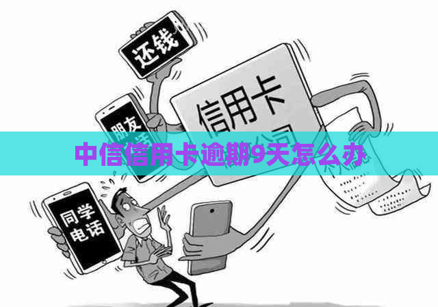 中信信用卡逾期9天怎么办
