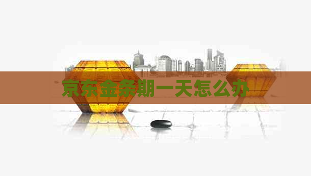 京东金条期一天怎么办